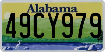 AL license plate 49CY979