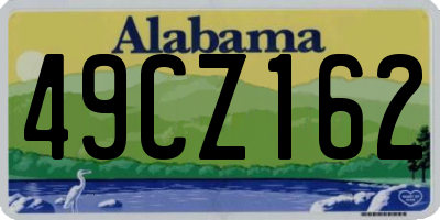 AL license plate 49CZ162