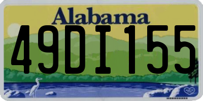 AL license plate 49DI155