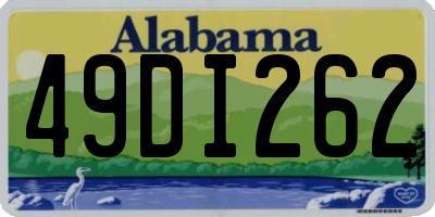 AL license plate 49DI262