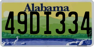 AL license plate 49DI334
