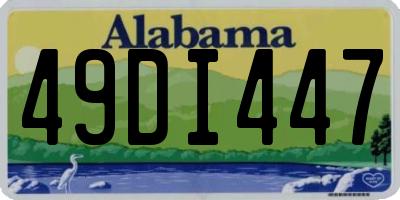 AL license plate 49DI447