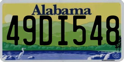 AL license plate 49DI548