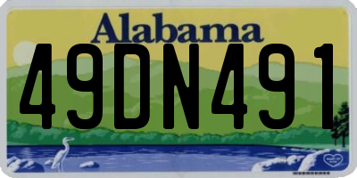 AL license plate 49DN491