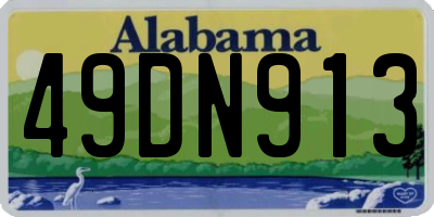 AL license plate 49DN913