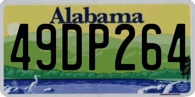AL license plate 49DP264