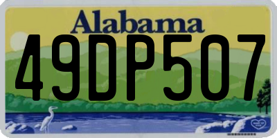 AL license plate 49DP507