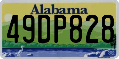 AL license plate 49DP828