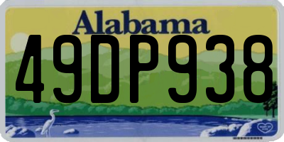 AL license plate 49DP938