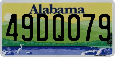AL license plate 49DQ079