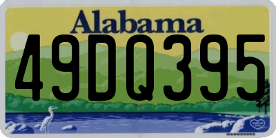 AL license plate 49DQ395