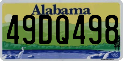 AL license plate 49DQ498