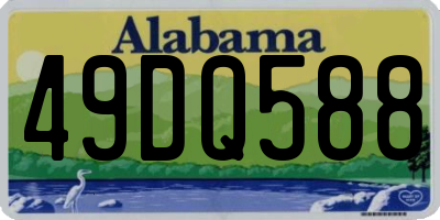 AL license plate 49DQ588