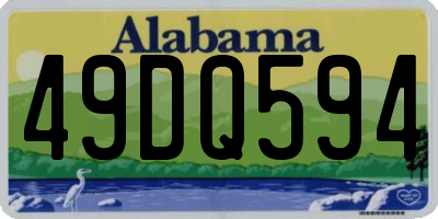 AL license plate 49DQ594