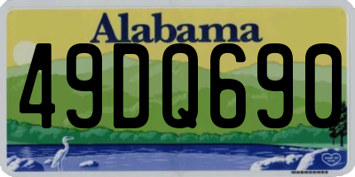 AL license plate 49DQ690