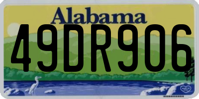 AL license plate 49DR906