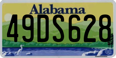 AL license plate 49DS628