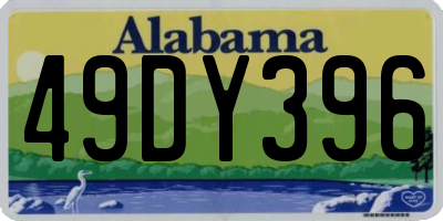 AL license plate 49DY396