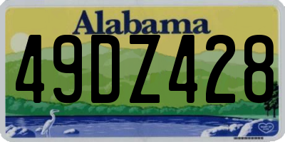 AL license plate 49DZ428