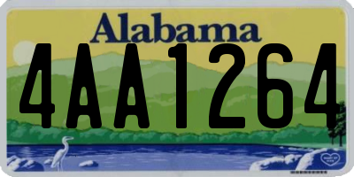 AL license plate 4AA1264