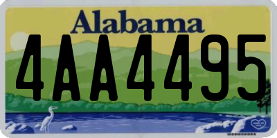 AL license plate 4AA4495