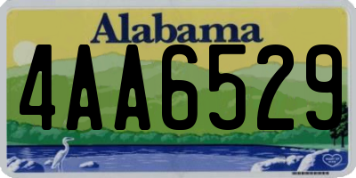 AL license plate 4AA6529