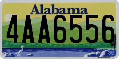 AL license plate 4AA6556