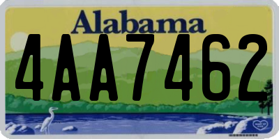 AL license plate 4AA7462
