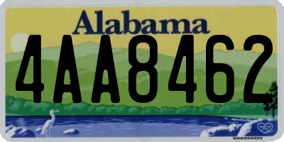 AL license plate 4AA8462
