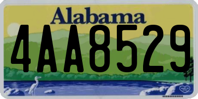 AL license plate 4AA8529