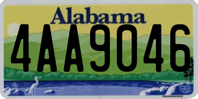 AL license plate 4AA9046