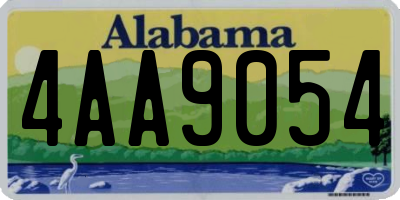 AL license plate 4AA9054