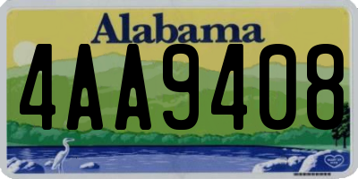 AL license plate 4AA9408