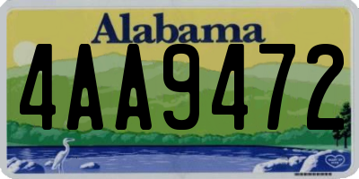 AL license plate 4AA9472