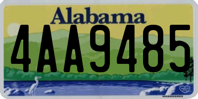 AL license plate 4AA9485