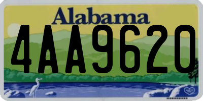 AL license plate 4AA9620