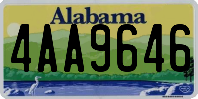 AL license plate 4AA9646