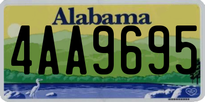 AL license plate 4AA9695