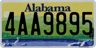 AL license plate 4AA9895