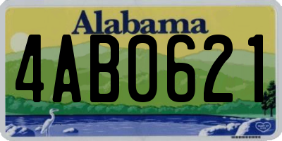 AL license plate 4AB0621