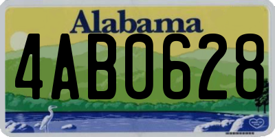 AL license plate 4AB0628