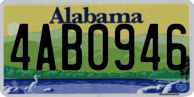 AL license plate 4AB0946