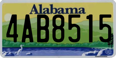 AL license plate 4AB8515