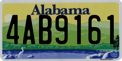 AL license plate 4AB9161