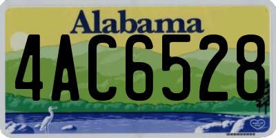 AL license plate 4AC6528