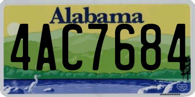 AL license plate 4AC7684