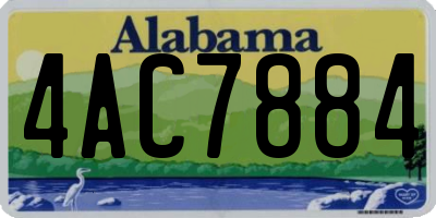 AL license plate 4AC7884