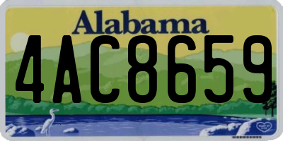 AL license plate 4AC8659