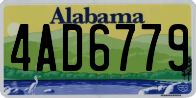 AL license plate 4AD6779