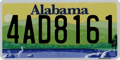 AL license plate 4AD8161